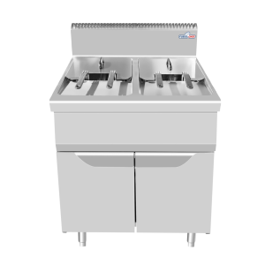Friggitrice a gas 2 vasche 21 lt+21 lt - linea 90