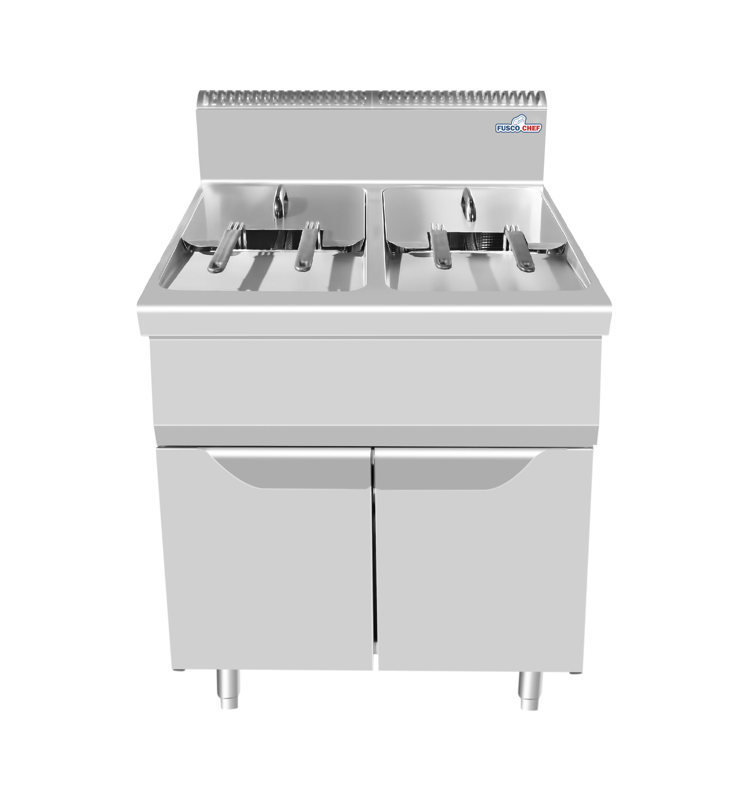 Friggitrice a gas 2 vasche 21 lt+21 lt - linea 90
